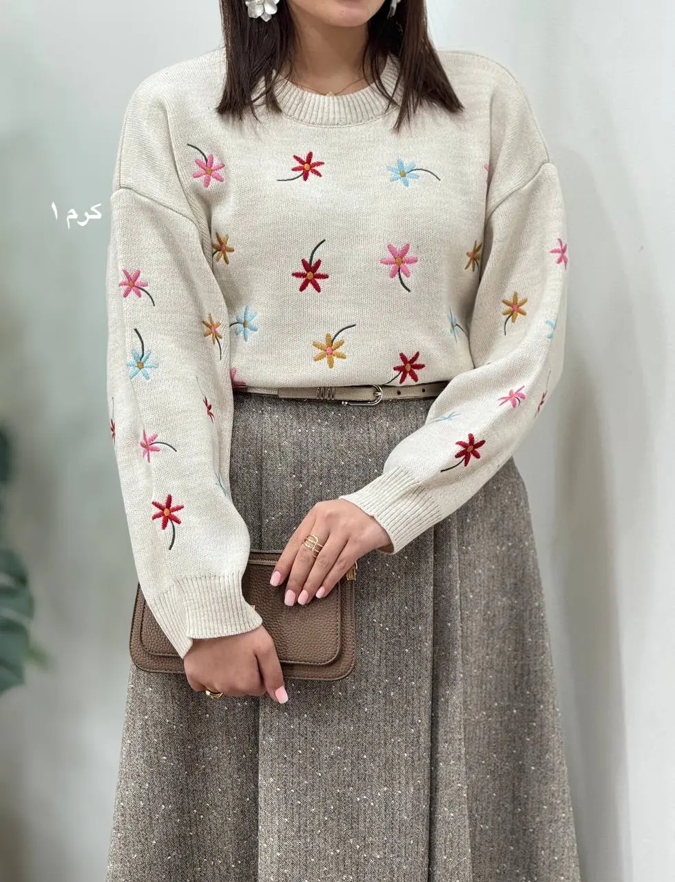 پلیور بافت ترک گلدوزی مانیسا